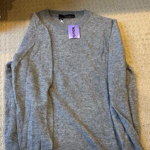 Classic Gray Crewneck Sweater for Men